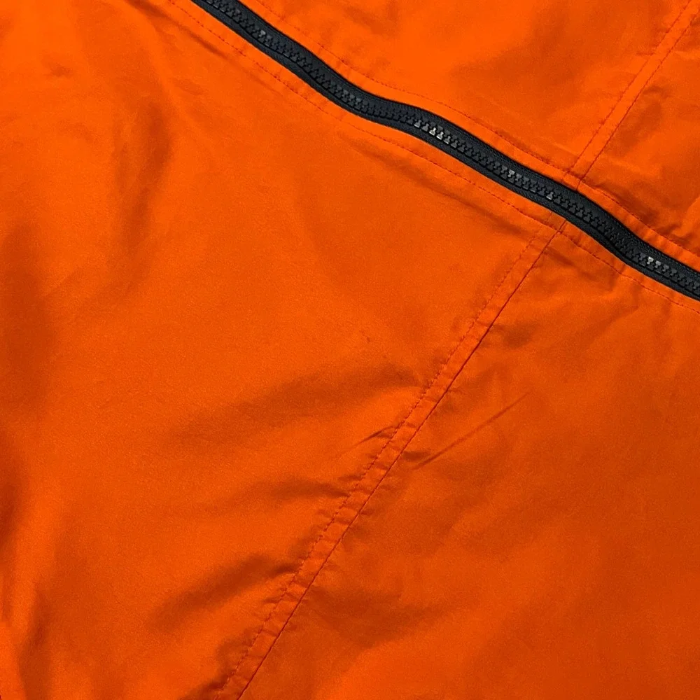NFL Chicago Bears Reversible Jacket‎ XL Orange Navy Fleece Windbreaker Full Zip